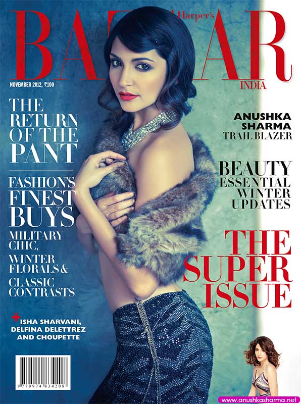 Anushka Sharma on Harper s Bazaar Cover