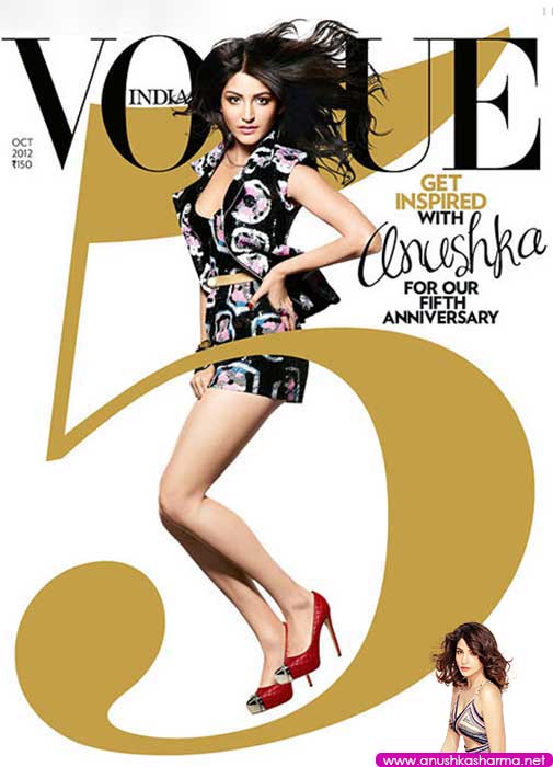 Anushka Sharma on Vogue Cover